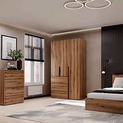 Фото Шафа розпашна комбінована №2 Light Дуб Евок