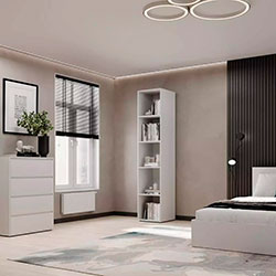 Фото Пенал закритий №1 полиці Light Білий Діамант