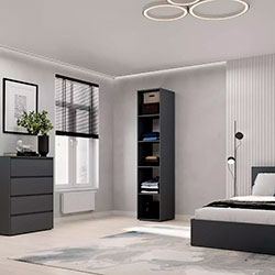 Фото Пенал закритий №1 полиці Light Графіт