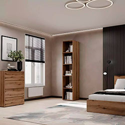 Фото Пенал закритий №1 полиці Light Дуб Евок