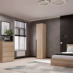 Фото Пенал закритий №1 полиці Light Дуб Сонома