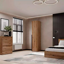 Фото Пенал закритий №1 штанга Light Дуб Евок