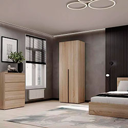 Фото Шафа розпашна №1 Light Дуб Сонома