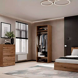 Фото Шафа розпашна №1 Light Дуб Евок