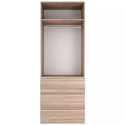 Фото Шафа розпашна №2 Light Дуб Сонома