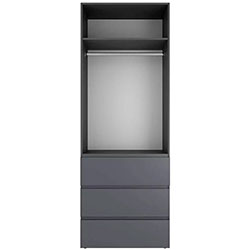 Фото Шафа розпашна №2 Light Графіт