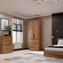 Фото Шафа розпашна №2 Light Дуб Евок