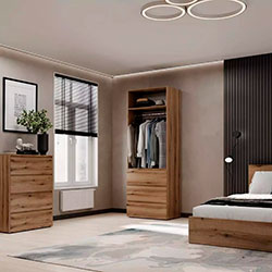 Фото Шафа розпашна №2 Light Дуб Евок