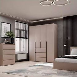 Фото Шафа розпашна комбінована №1 Light Кашемір