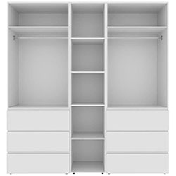 Фото Шафа розпашна комбінована №3 Light Білий Діамант