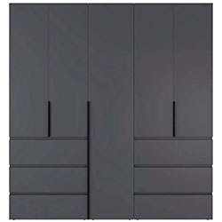 Шафа розпашна комбінована №3 Light Графіт