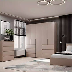 Фото Шафа розпашна комбінована №3 Light Кашемір