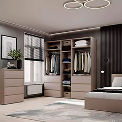 Фото Шафа розпашна комбінована №3 Light Кашемір