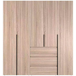 Шафа розпашна комбінована №4 Light Дуб Сонома