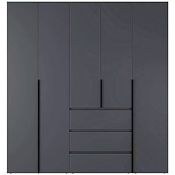 Шафа розпашна комбінована №4 Light Графіт