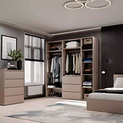 Фото Шафа розпашна комбінована №4 Light Кашемір