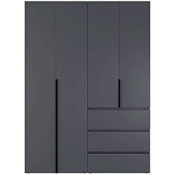 Шафа розпашна комбінована №5 Light Графіт