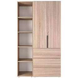 Шафа розпашна комбінована №7 Light Дуб Сонома