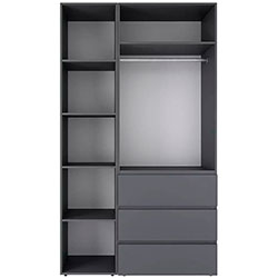 Фото Шафа розпашна комбінована №7 Light Графіт