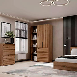 Фото Шафа розпашна комбінована №7 Light Дуб Евок