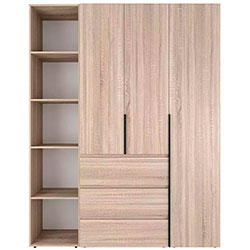 Шафа розпашна комбінована №8 Light Дуб Сонома