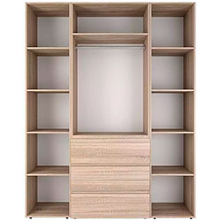 Фото Шафа розпашна комбінована №8 Light Дуб Сонома