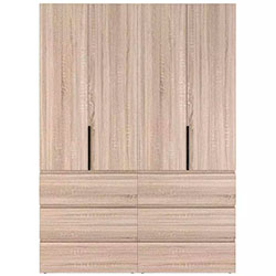 Шафа розпашна комбінована №10 Light Дуб Сонома