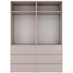 Фото Шафа розпашна комбінована №10 Light Кашемір