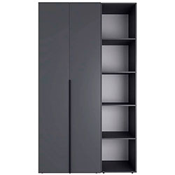 Шафа розпашна комбінована №11 Light Графіт