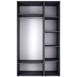 Фото Шафа розпашна комбінована №11 Light Графіт