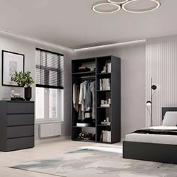 Фото Шафа розпашна комбінована №11 Light Графіт