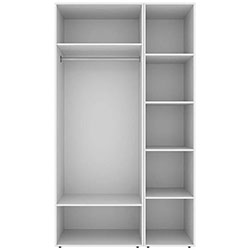 Фото Шафа розпашна комбінована №12 Light Білий Діамант