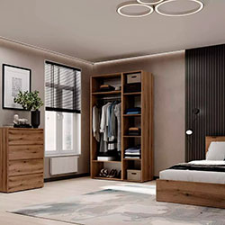 Фото Шафа розпашна комбінована №12 Light Дуб Евок