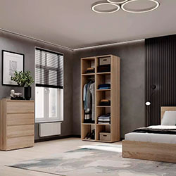 Фото Шафа розпашна комбінована №13 Light Дуб Сонома