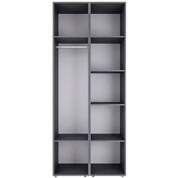 Фото Шафа розпашна комбінована №13 Light Графіт