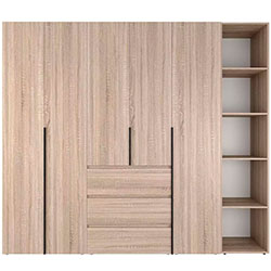 Шафа розпашна комбінована №14 Light Дуб Сонома