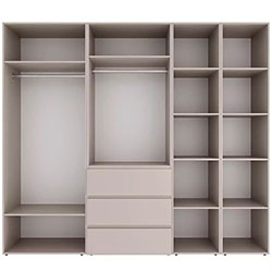 Фото Шафа розпашна комбінована №14 Light Кашемір