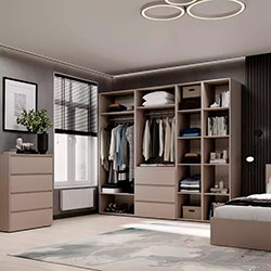 Фото Шафа розпашна комбінована №14 Light Кашемір