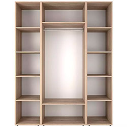 Фото Шафа розпашна комбінована №15 Light Дуб Сонома