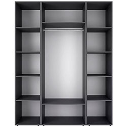 Фото Шафа розпашна комбінована №15 Light Графіт