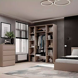 Фото Шафа розпашна комбінована №15 Light Кашемір