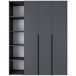 Шафа розпашна комбінована №16 Light Графіт