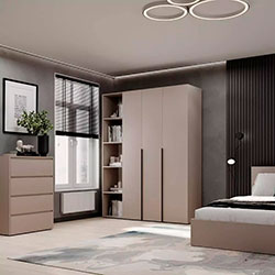 Фото Шафа розпашна комбінована №16 Light Кашемір