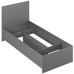 Фото Ліжко 90x200 Light Графіт