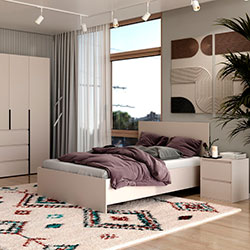 Фото Ліжко 140x200 Light Кашемір