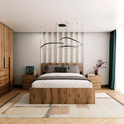 Фото Ліжко 160x200 Light Дуб Евок