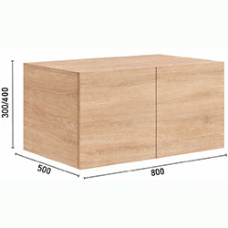 Антресоль до шафи №1 Light Дуб Сонома