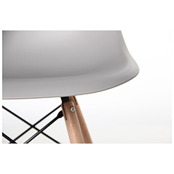 Фото Стілець Aster RL Wood Пластик Сірий