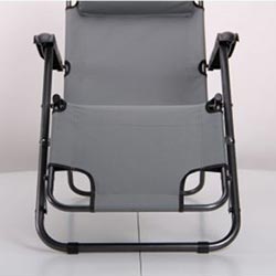 Фото Шезлонг Круїз Чорний Сірий