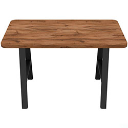 Фото Стіл Astra 1200 Чорний Графіт + Дуб Ліворно